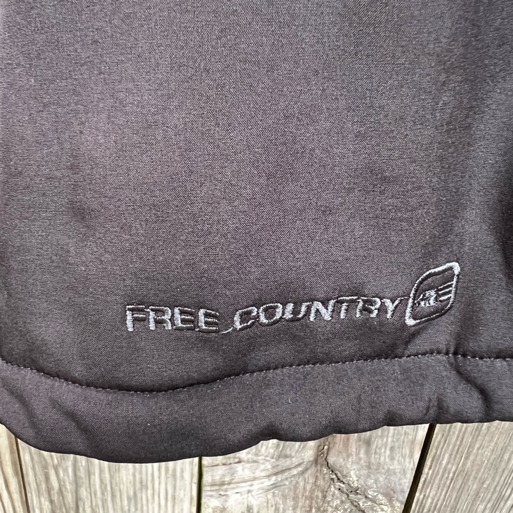 FREE COUNTRY Black Fleece Lined Windbreaker Jacket Mens XXL - Picture 4 of 15
